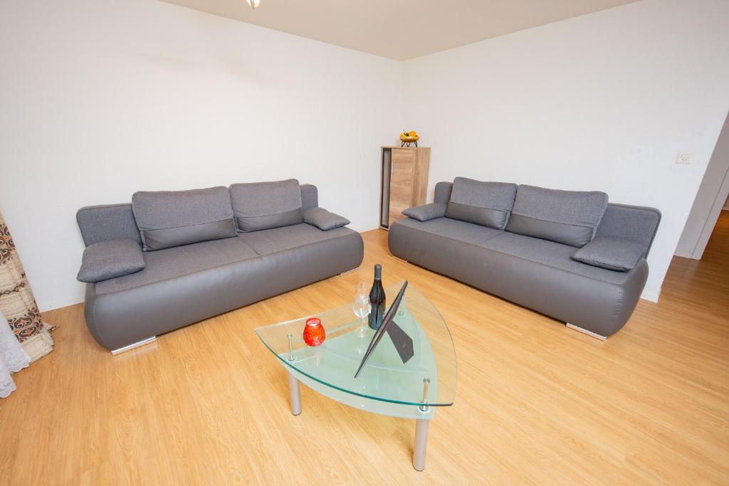 Posezení v ubytování Haus City
