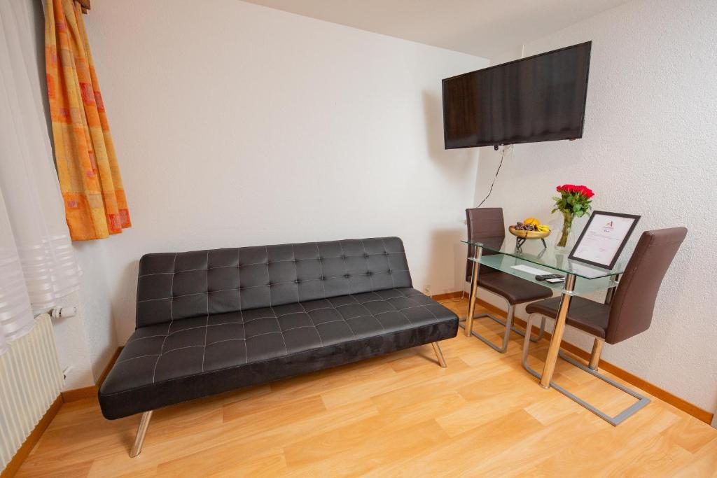 Posezení v ubytování Haus City