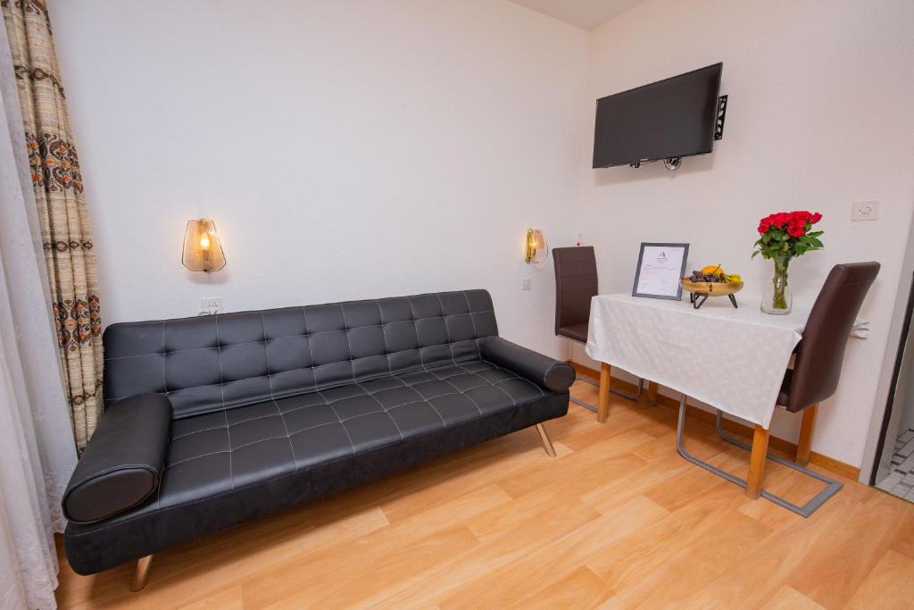 Posezení v ubytování Haus City