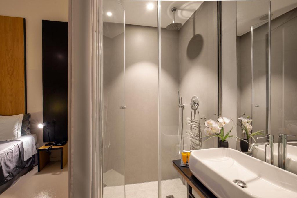 Phòng tắm tại Viminale View Hotel