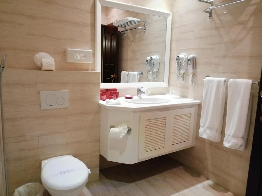 Koupelna v ubytování Boutique Hotel Palacio