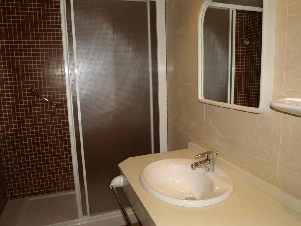 Koupelna v ubytování Apartaments Geminis