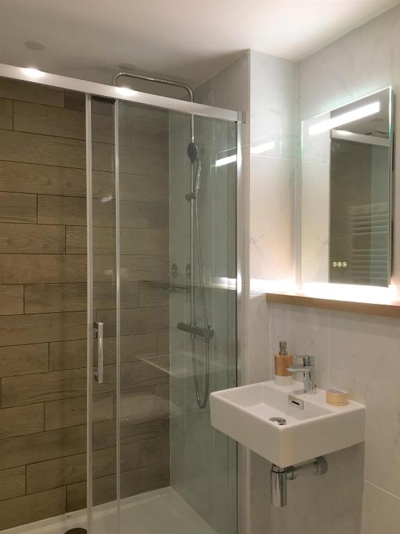 Koupelna v ubytování Le Duplex des Eclusiers