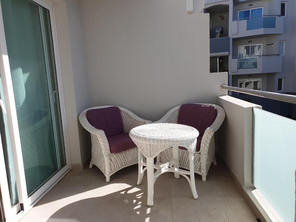 A balcony or terrace at Sun Edelweiss