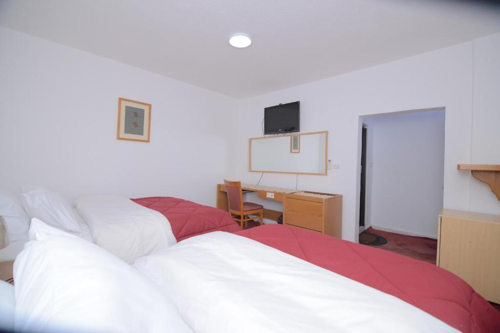 Postel nebo postele na pokoji v ubytování Petra Lion Hotel