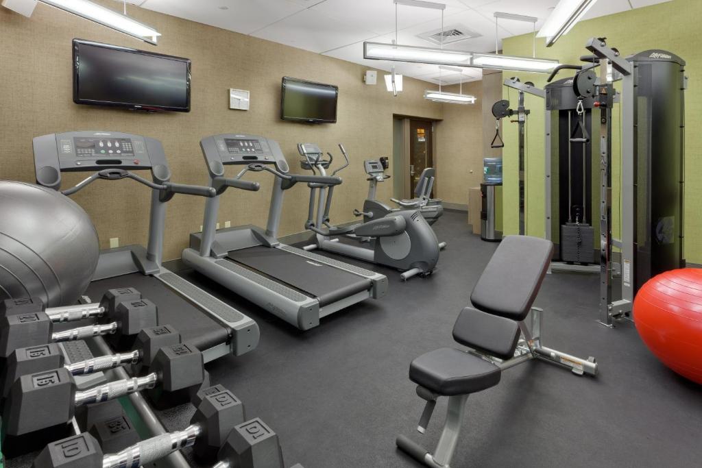 Fitness centrum a/nebo fitness zařízení v ubytování Hotel Indigo East End by IHG