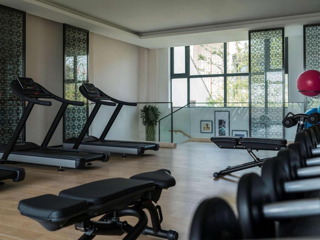 Fitness centrum a/nebo fitness zařízení v ubytování Pullman Zhouzhuang