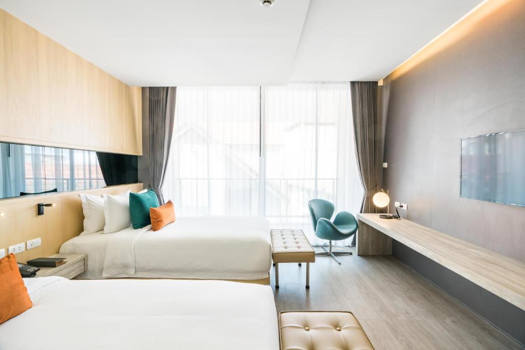 Postel nebo postele na pokoji v ubytování Hotel Vista