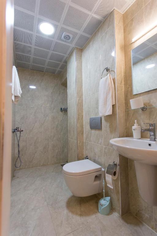 Koupelna v ubytování A Apart Hotels Ankara Beytepe