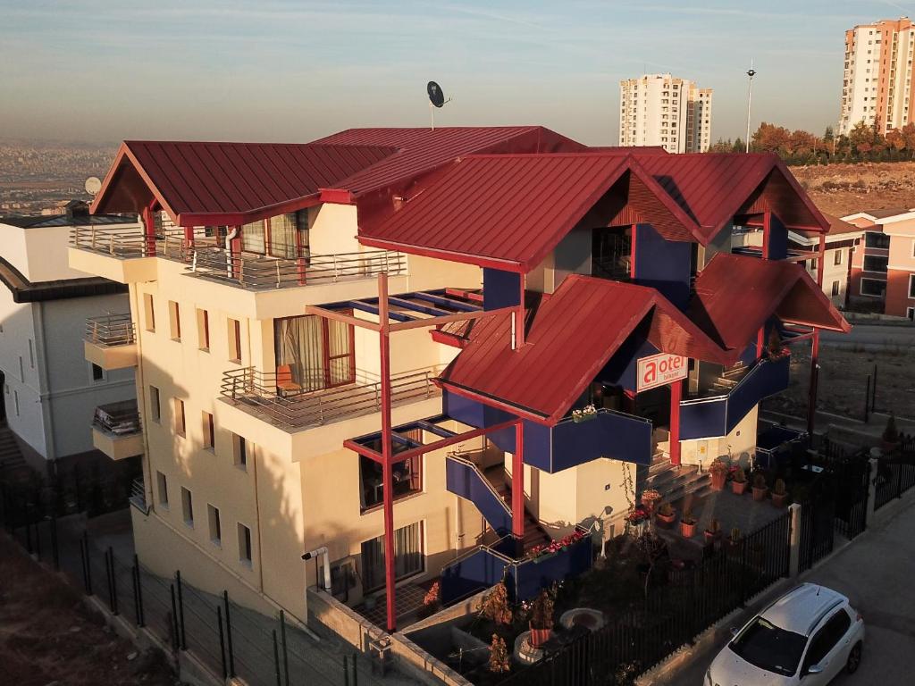 Budova, kde se aparthotel nachází