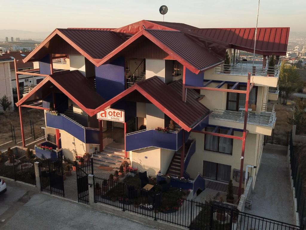 Budova, kde se aparthotel nachází