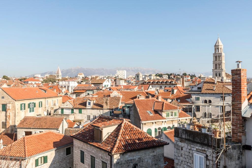 Nespecifikovaný výhled na destinaci Split nebo výhled na město při pohledu z bed and breakfast