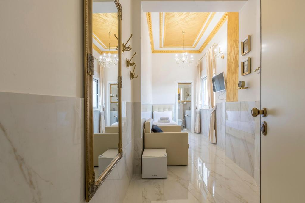Koupelna v ubytování Olivia Luxury Rooms