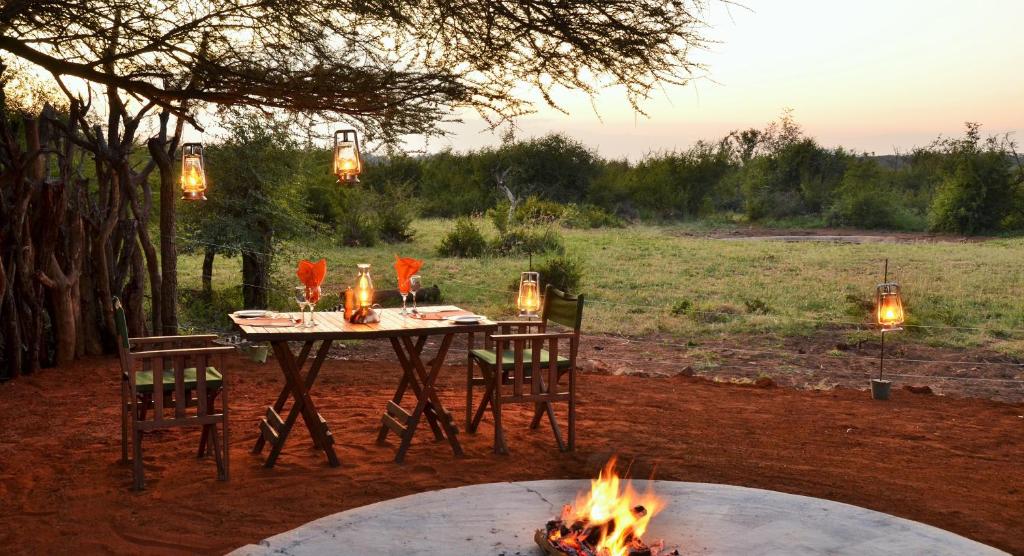 Zahrada ubytování Motswiri Private Safari Lodge