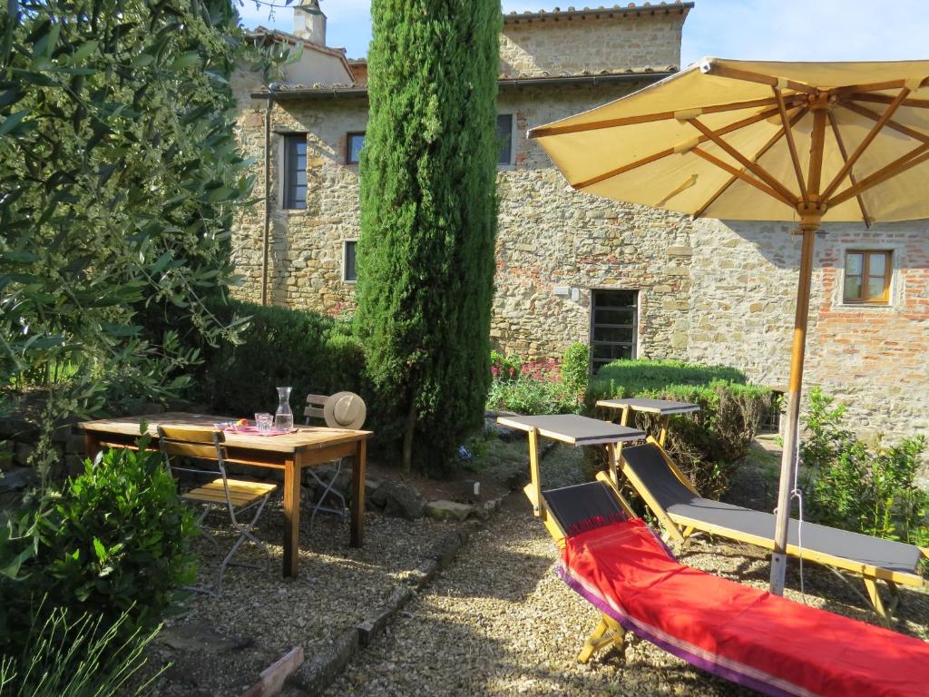A garden outside Podere Campolungo