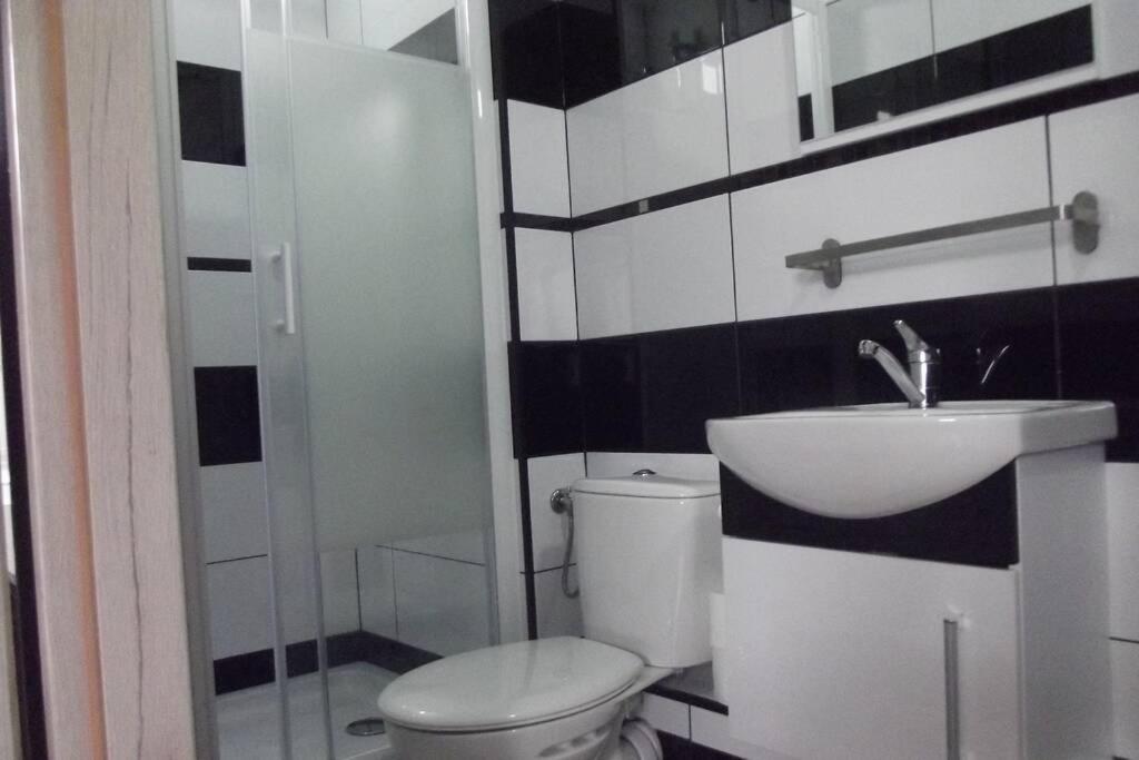 Kúpeľňa v ubytovaní Nad Kamienną