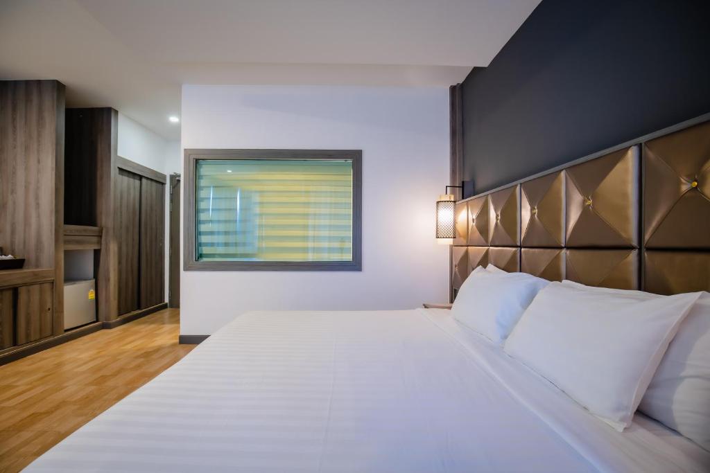 Postel nebo postele na pokoji v ubytování Add Plus Hotel & SPA