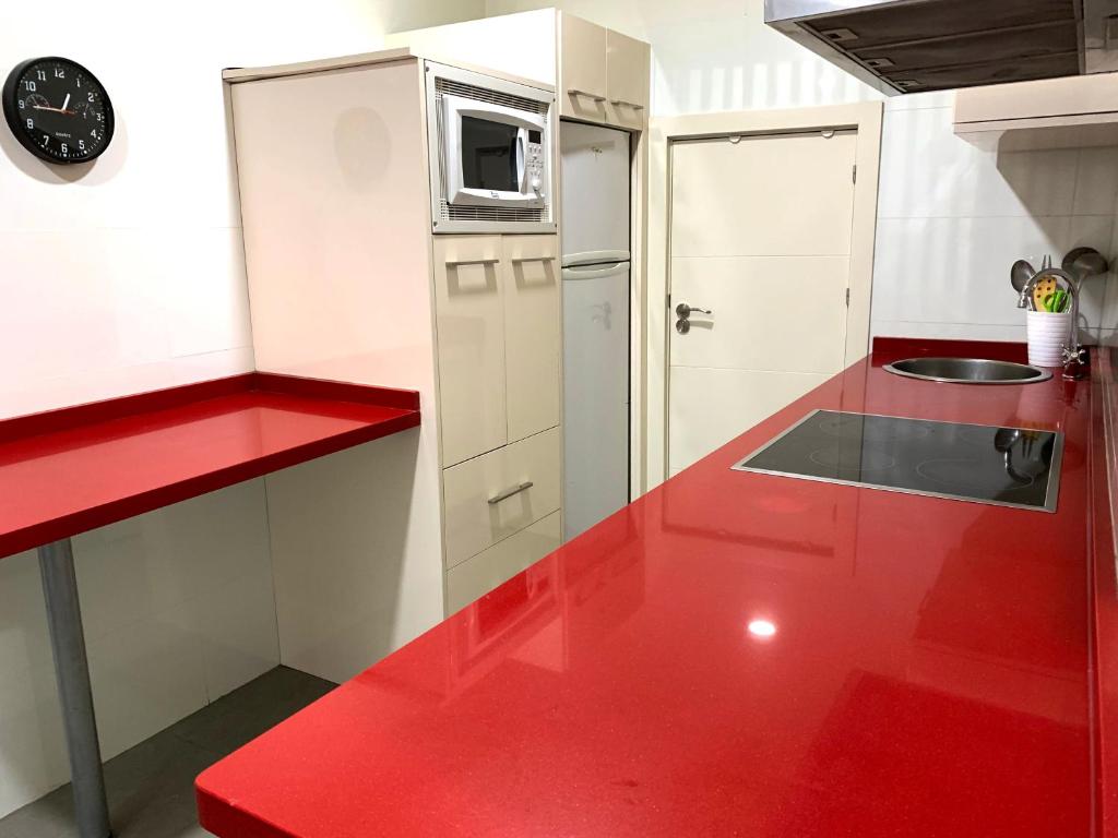 Kuchyň nebo kuchyňský kout v ubytování Ritual Sevilla Suites - Malaver 23