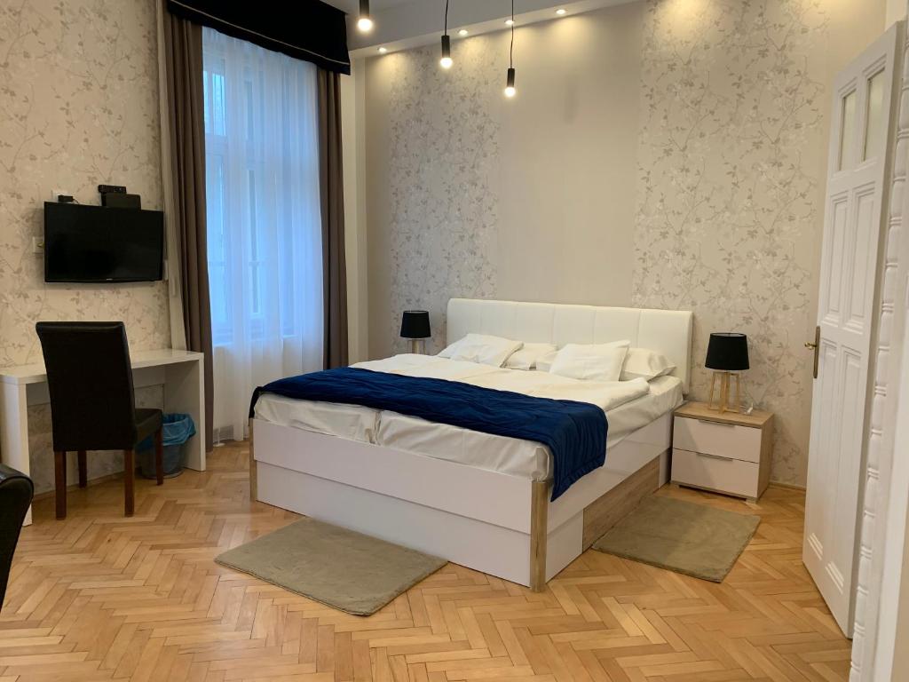 Postel nebo postele na pokoji v ubytování W19 Apartments