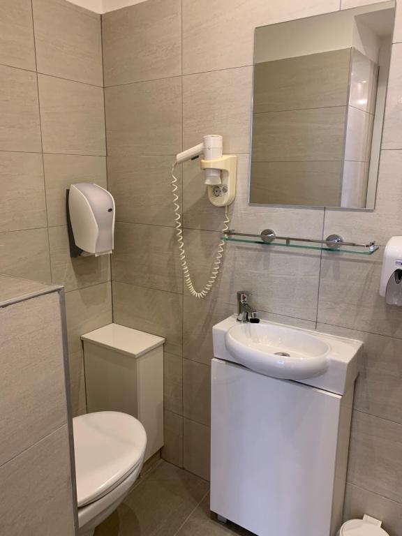 Koupelna v ubytování W19 Apartments