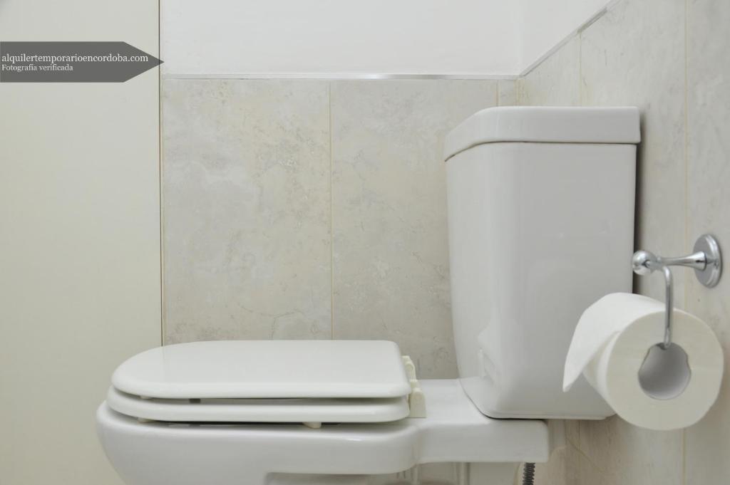 Koupelna v ubytování Departamentos Lugar
