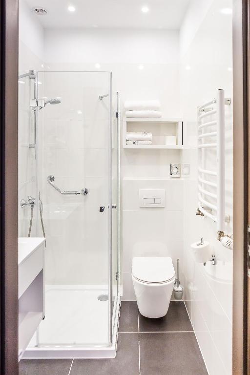 Koupelna v ubytování Hotel Jantar Wellness & Spa