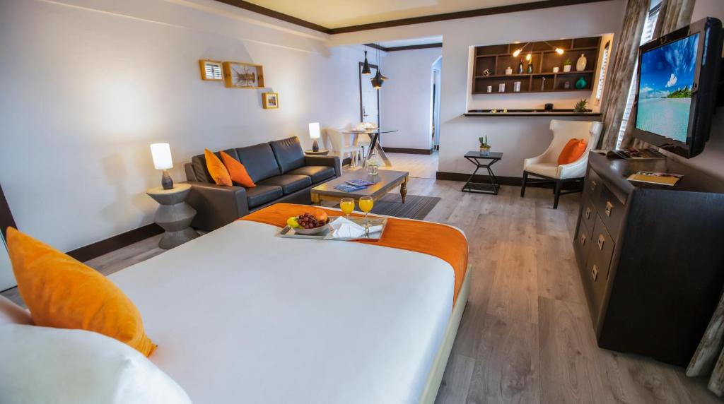 Posezení v ubytování Lincoln Arms Suites