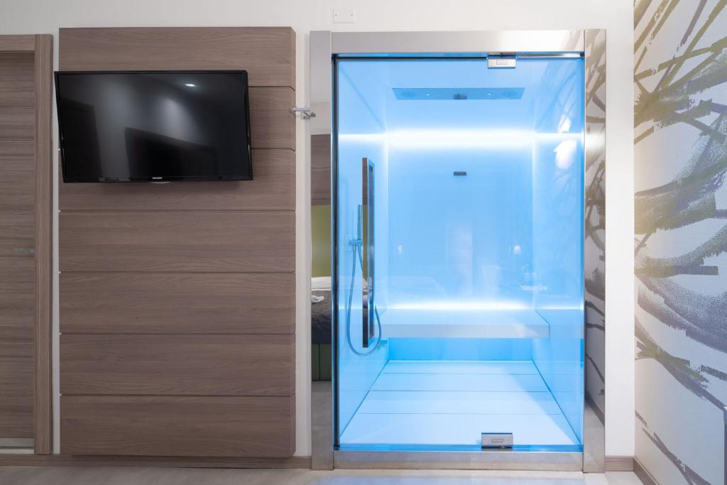 Koupelna v ubytování Hotel Iris Jesolo