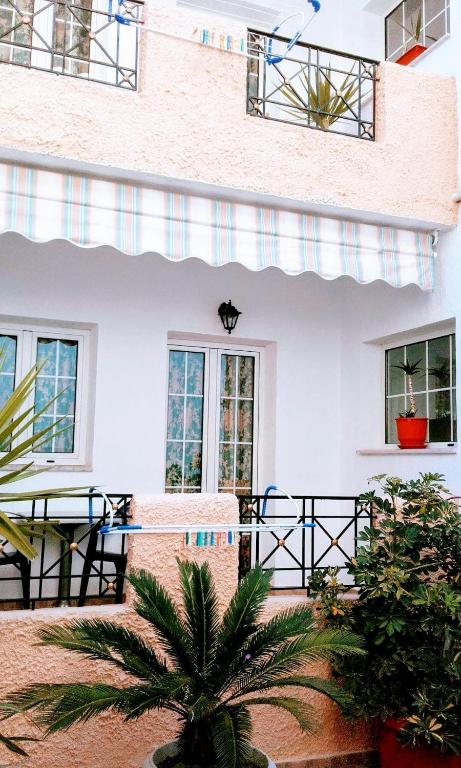 Balkón nebo terasa v ubytování Ιno Skiathos