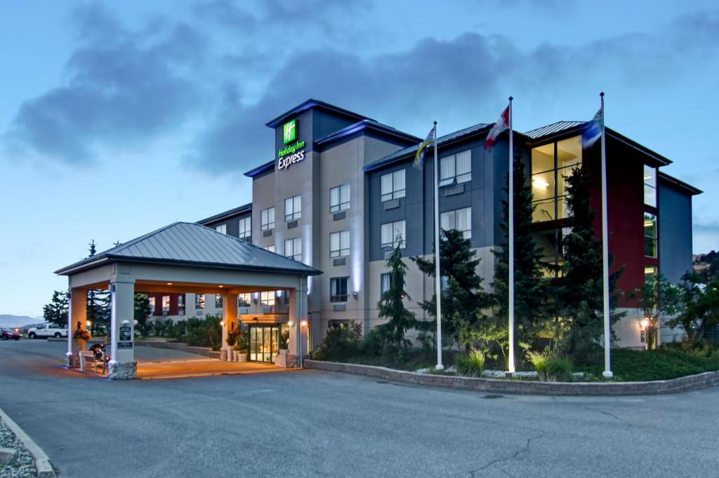 a rendering of a hotel with a gazebo at Holiday Inn Express Kamloops, an IHG Hotel in Kamloops