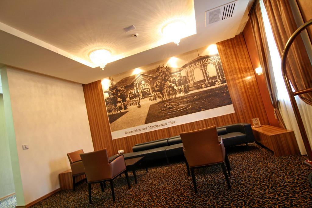 Posezení v ubytování Hotel Crystal