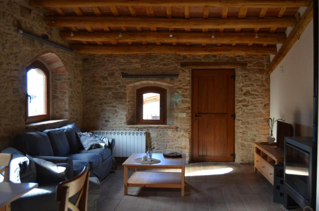 Posezení v ubytování Cal Puó Turismo Rural