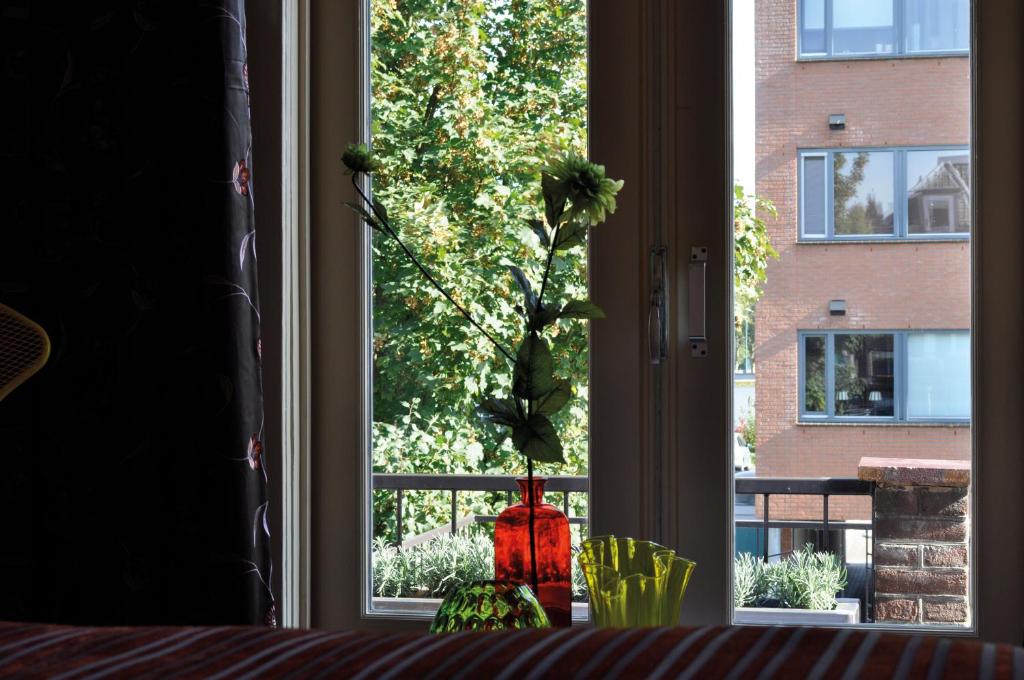 Balkón nebo terasa v ubytování City Hotel Koningsvlinder