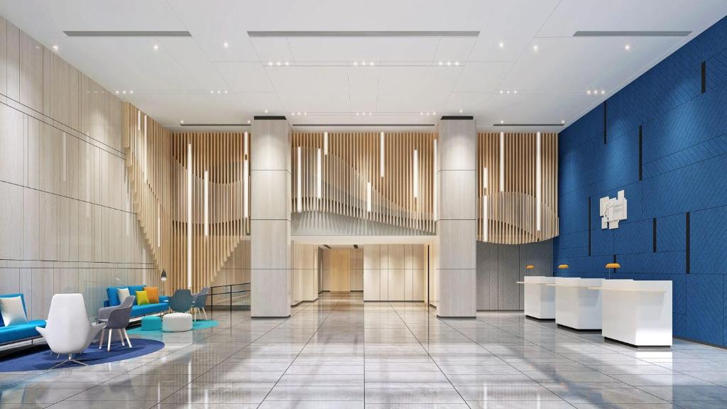 Posezení v ubytování Holiday Inn Express Shanghai Jiading New City by IHG