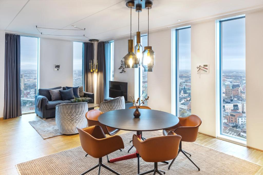 Posezení v ubytování Clarion Hotel Malmö Live