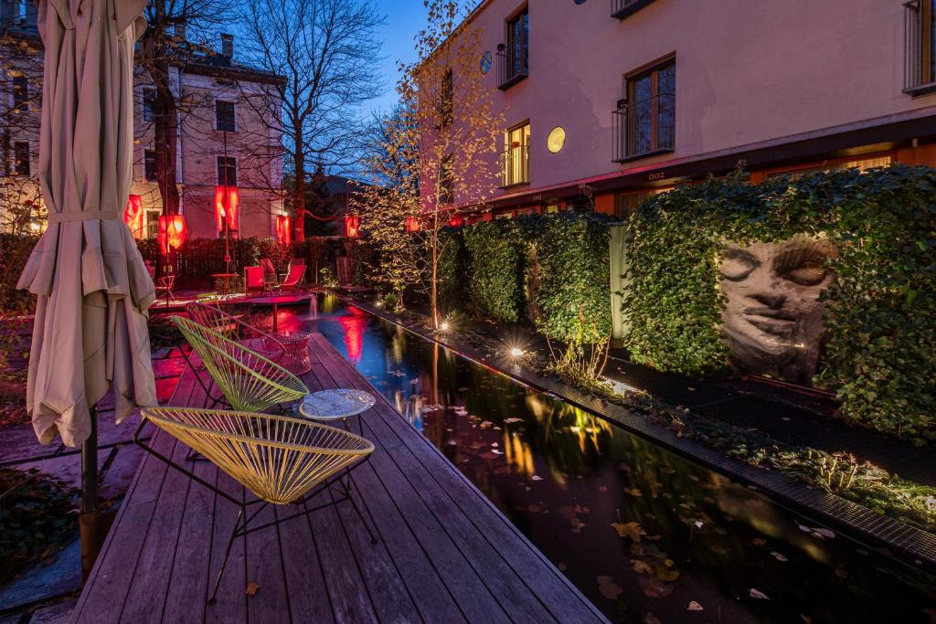 Zahrada ubytování Nala Individuellhotel