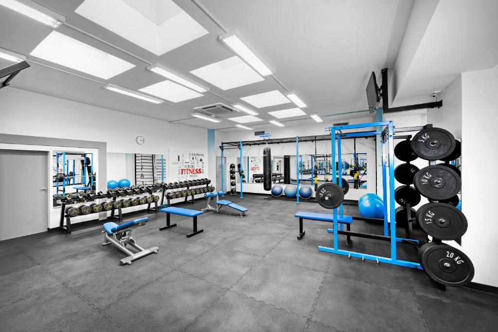 Fitness centrum a/nebo fitness zařízení v ubytování Congress & Wellness Hotel Olsanka