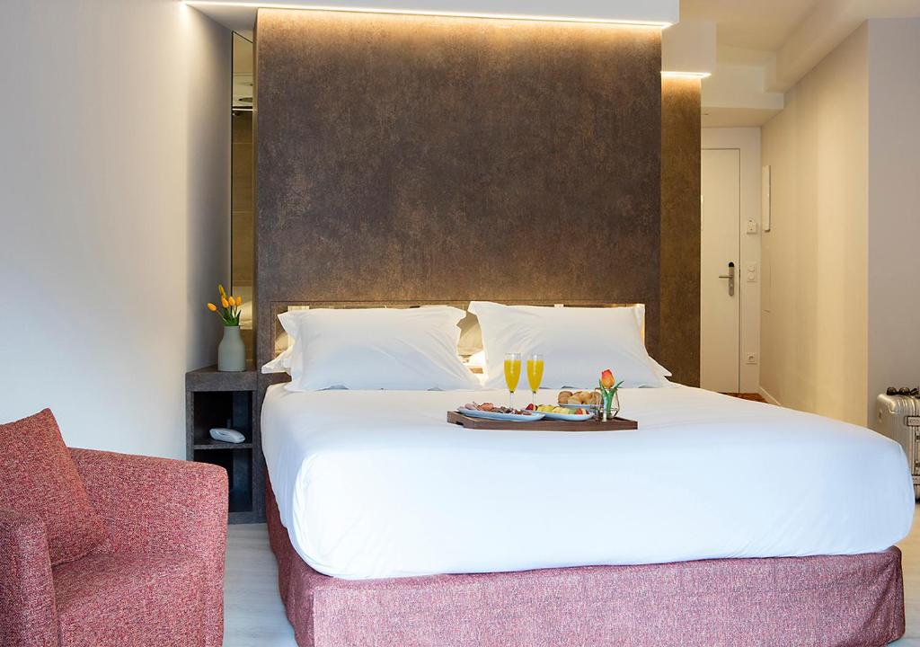 Posteľ alebo postele v izbe v ubytovaní Axel Hotel San Sebastián - Adults Only