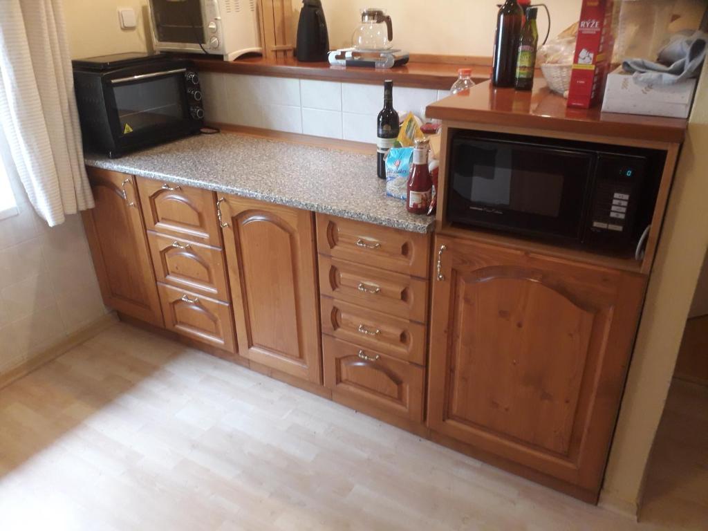 Kuchyň nebo kuchyňský kout v ubytování Vakantiehuis Reuzengebergte