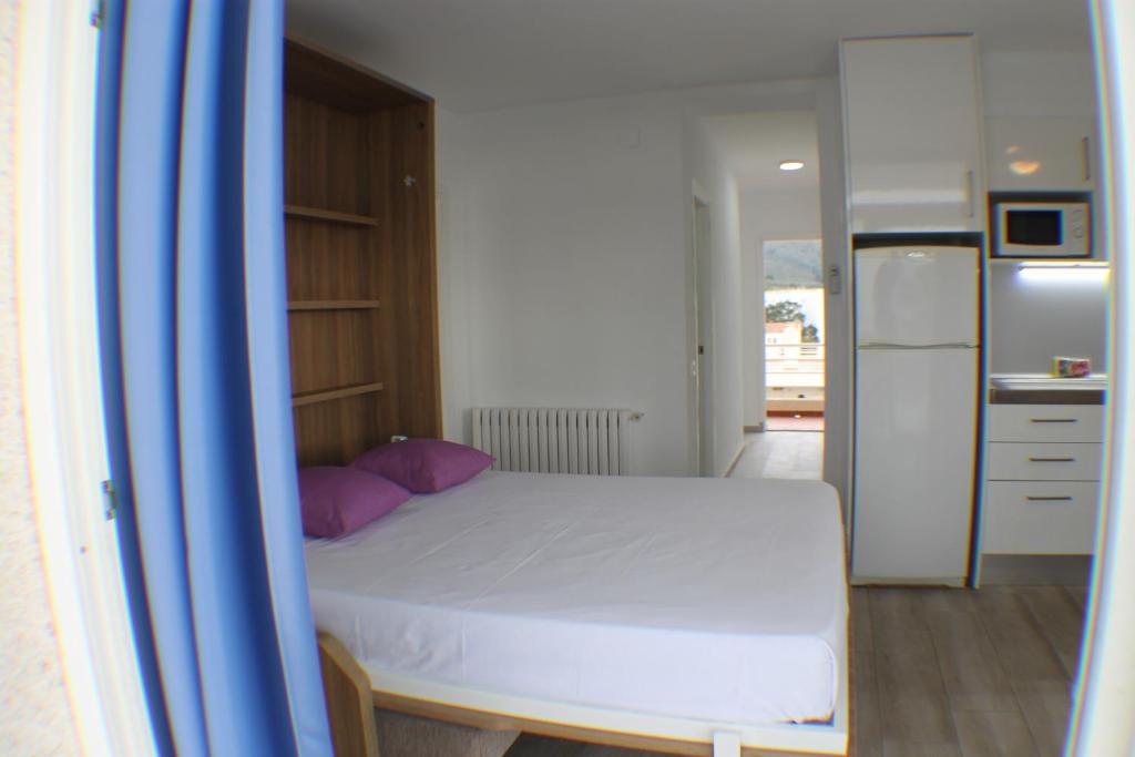 Postel nebo postele na pokoji v ubytování Agi Rescator Apartments