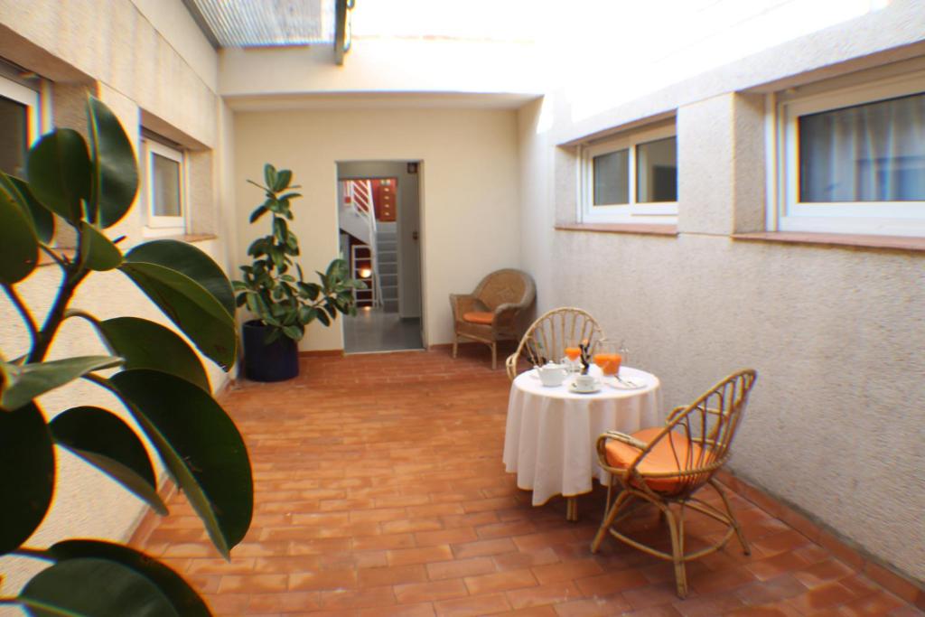 Balkón nebo terasa v ubytování Agi Rescator Apartments