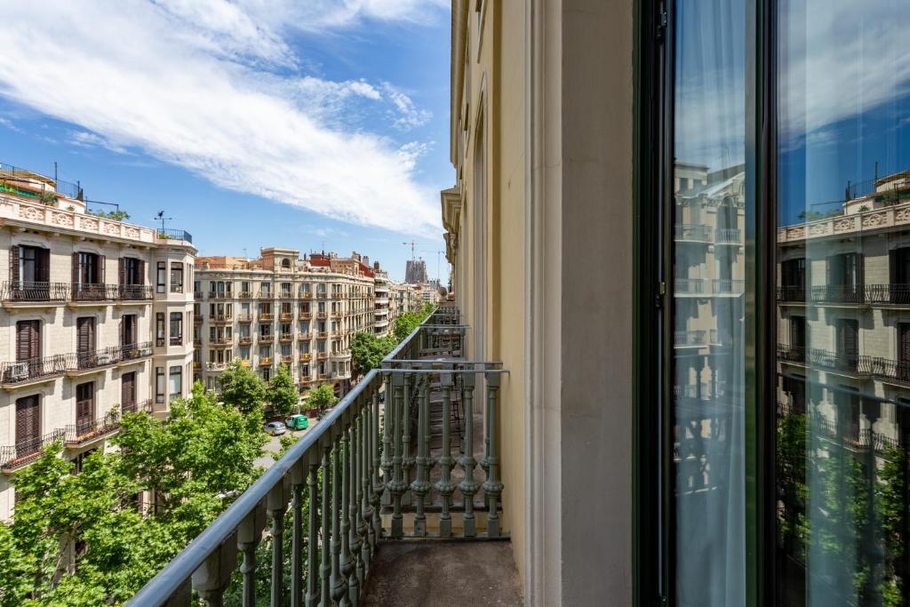 Balkón nebo terasa v ubytování Room Mate Carla, Barcelona