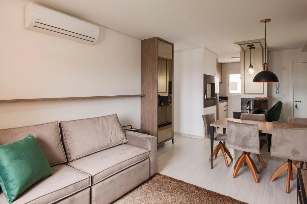  PARAÍSO DE DOM PEDRO - Apartamento novo com 2 quartos no Centro de Canela