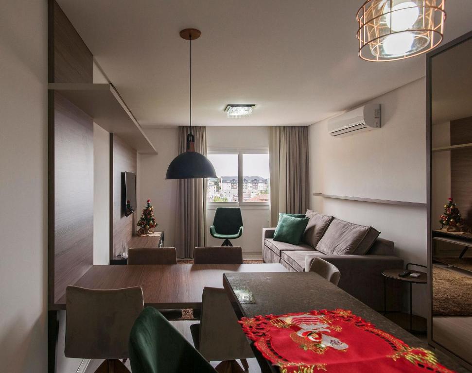 PARAÍSO DE DOM PEDRO - Apartamento novo com 2 quartos no Centro de Canela