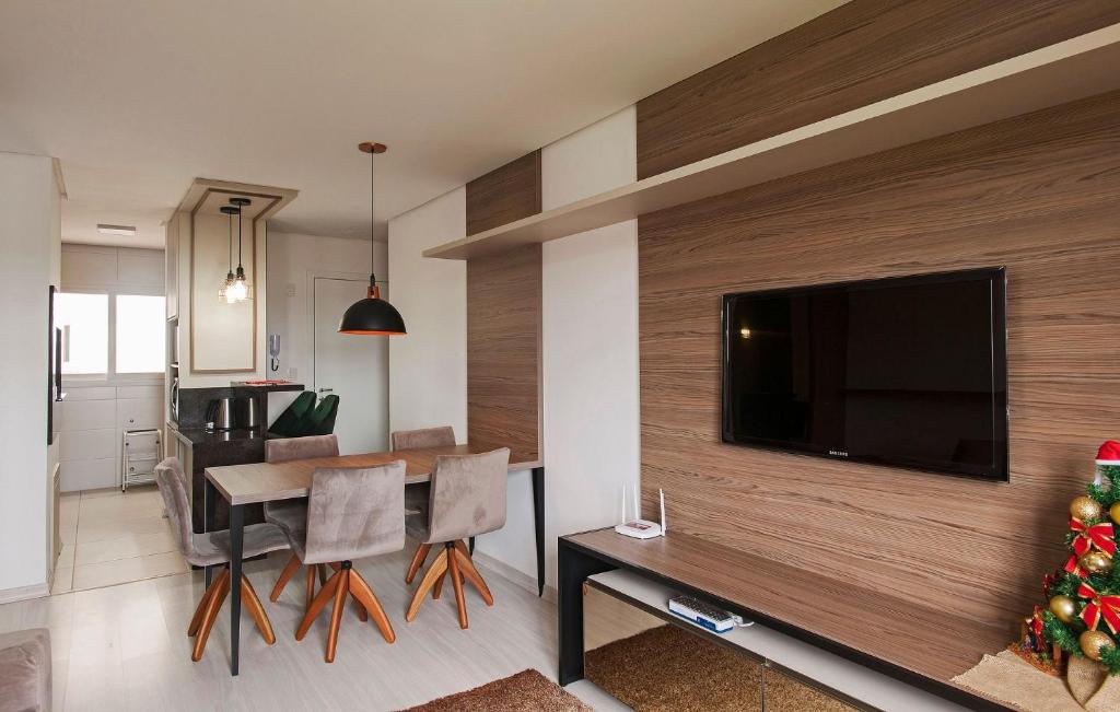  PARAÍSO DE DOM PEDRO - Apartamento novo com 2 quartos no Centro de Canela