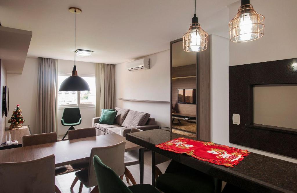 PARAÍSO DE DOM PEDRO - Apartamento novo com 2 quartos no Centro de Canela
