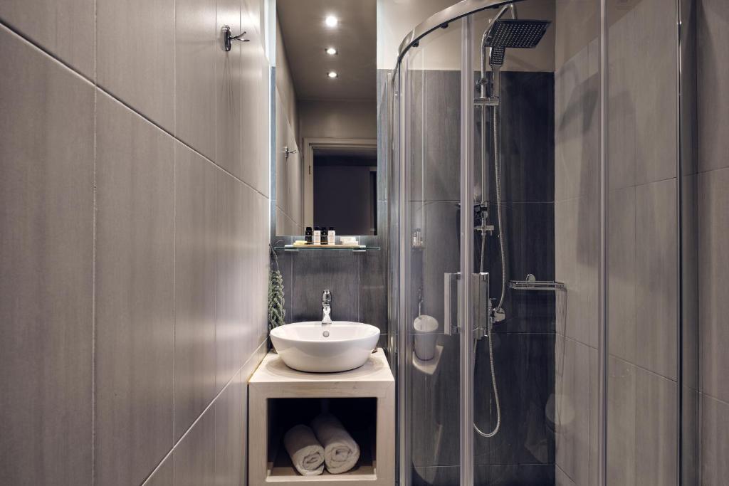 Koupelna v ubytování Ionian Hill Hotel