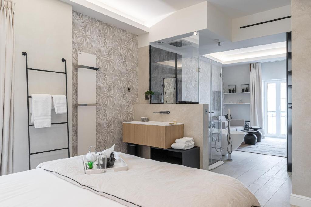 Koupelna v ubytování Le Dortoir Boutique Suites