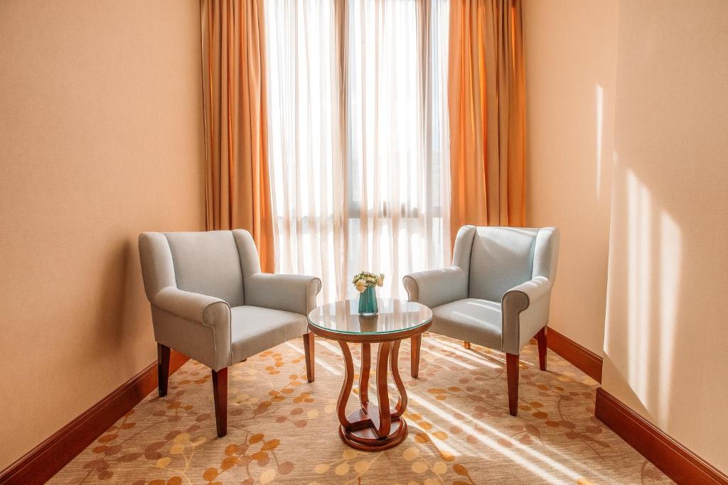 Posezení v ubytování Horizont Hotel Tbilisi