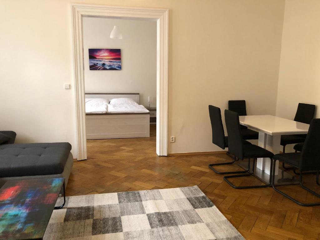 Posezení v ubytování Welcome Hostel & Apartments Praguecentre